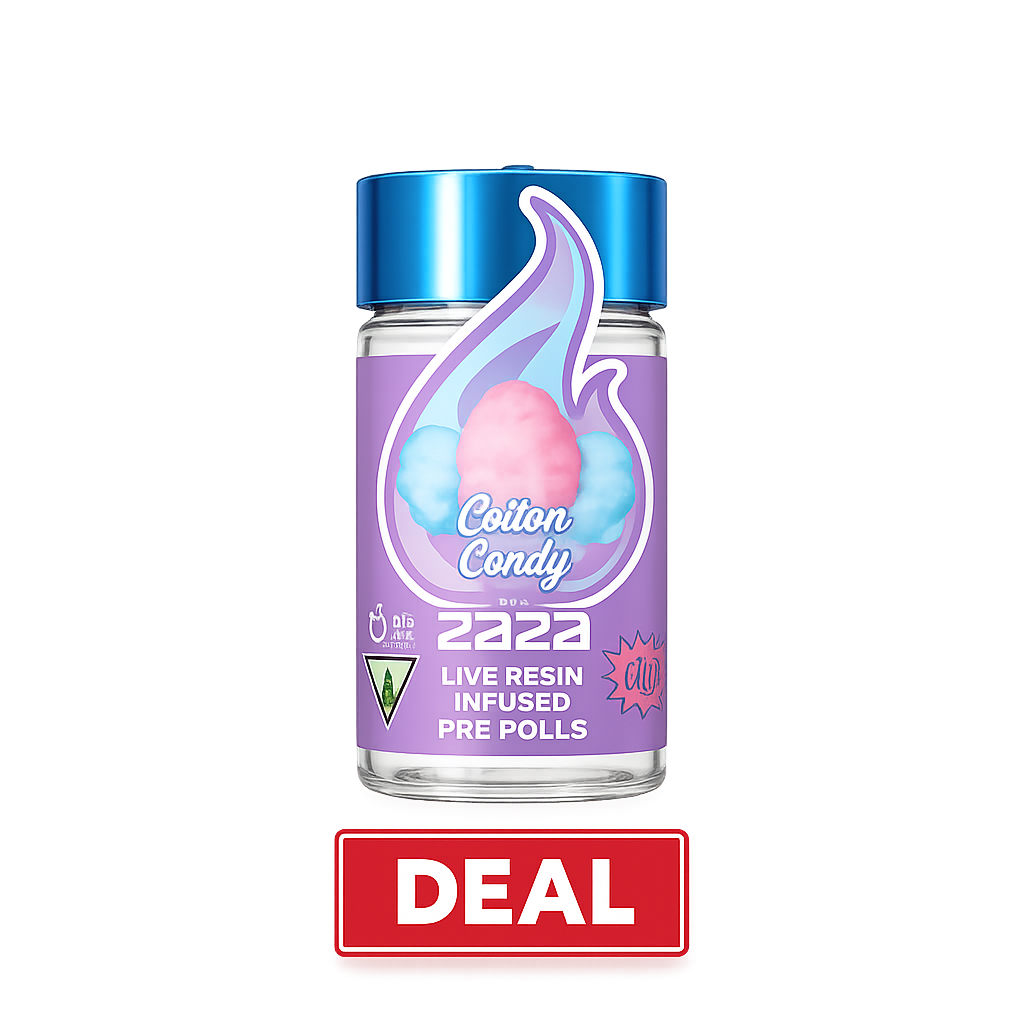 Zaaz - 5-Pack .8g Infused Prerolls - Cotton Candy