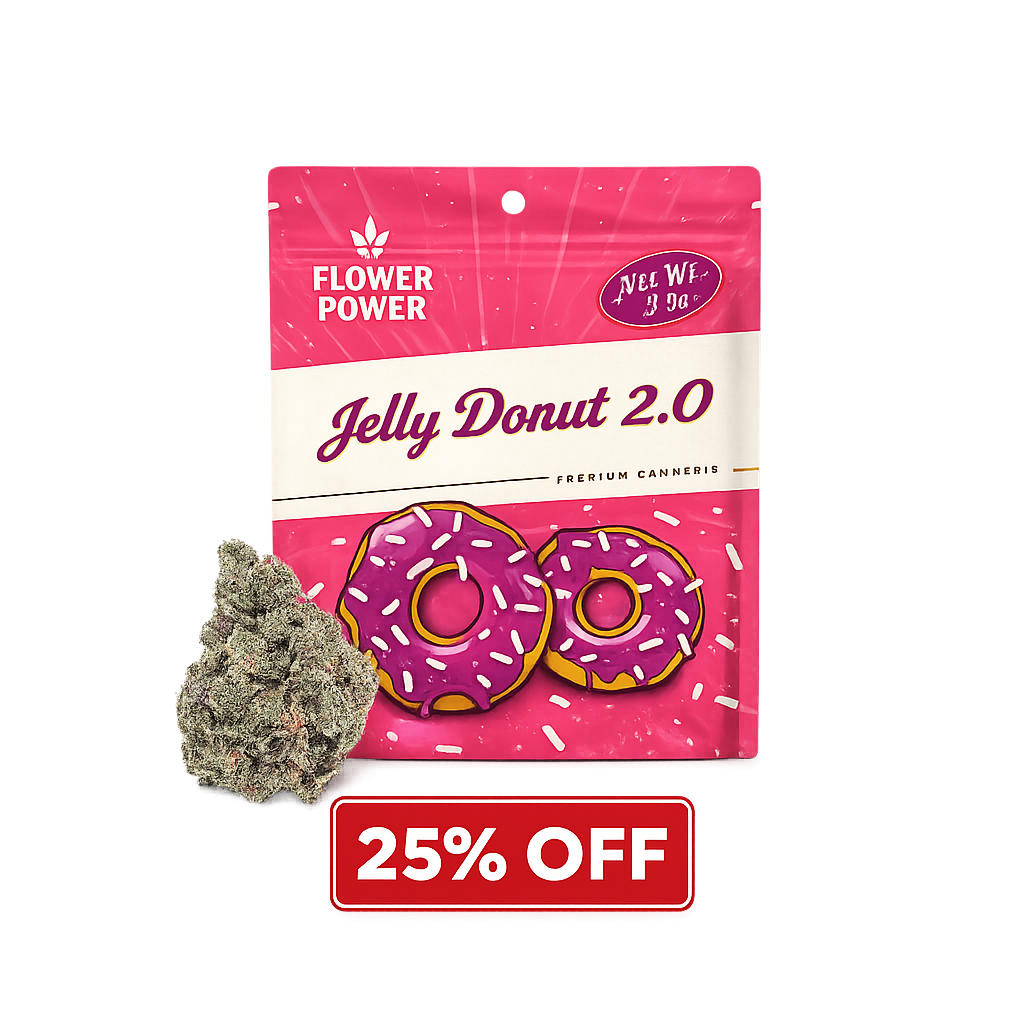 Flower Power - 3.5g Prepack - Jelly Donut 2.0